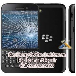 Blackberry Q5 Cracked Screen Replacement Repair